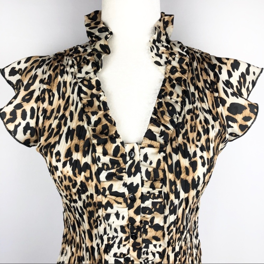 Milano Animal Print Shortsleeved Shirt